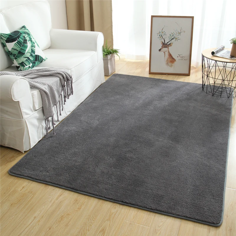 

Nordic Thickened Living Room CarpetBedroomBedside IKEA Customized Floating Window Room SofaTea Table Cushion Bedside Fur Blanket