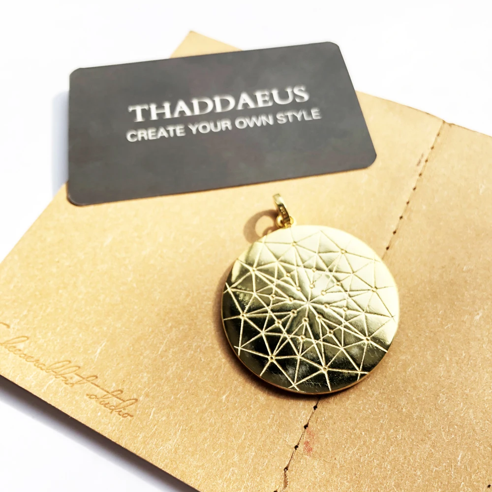 Pendant Amulet Magical Lucky Symbols,2020 Summer Golden Jewelry Vintage Pure 925 Sterling Silver Powerful Gift For Women Men - Image 4