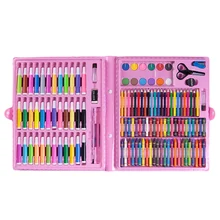 150 шт./компл. Детский рисунок художественный маркер ручка кисти искусство Рисование инструмент для живописи маркеры восковой карандаш масляная пастель набор подарок