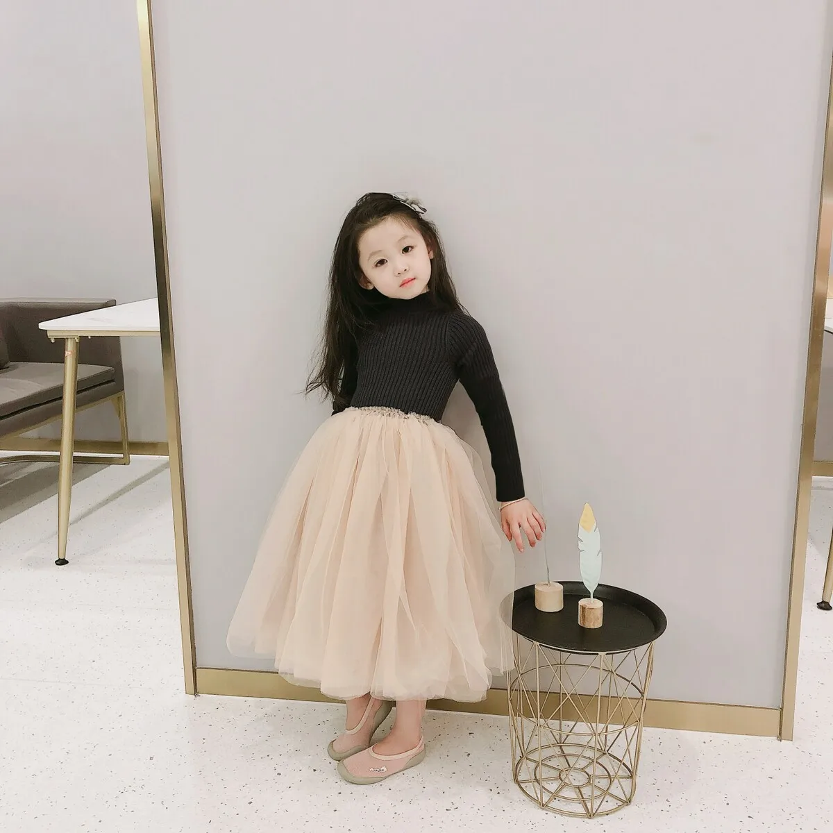 Милое вязаное платье для девочек торжественное дизайнерское платье для маленьких девочек от 3 до 9 лет вечерние платья для детей, одежда для девочек детское платье-пачка принцессы