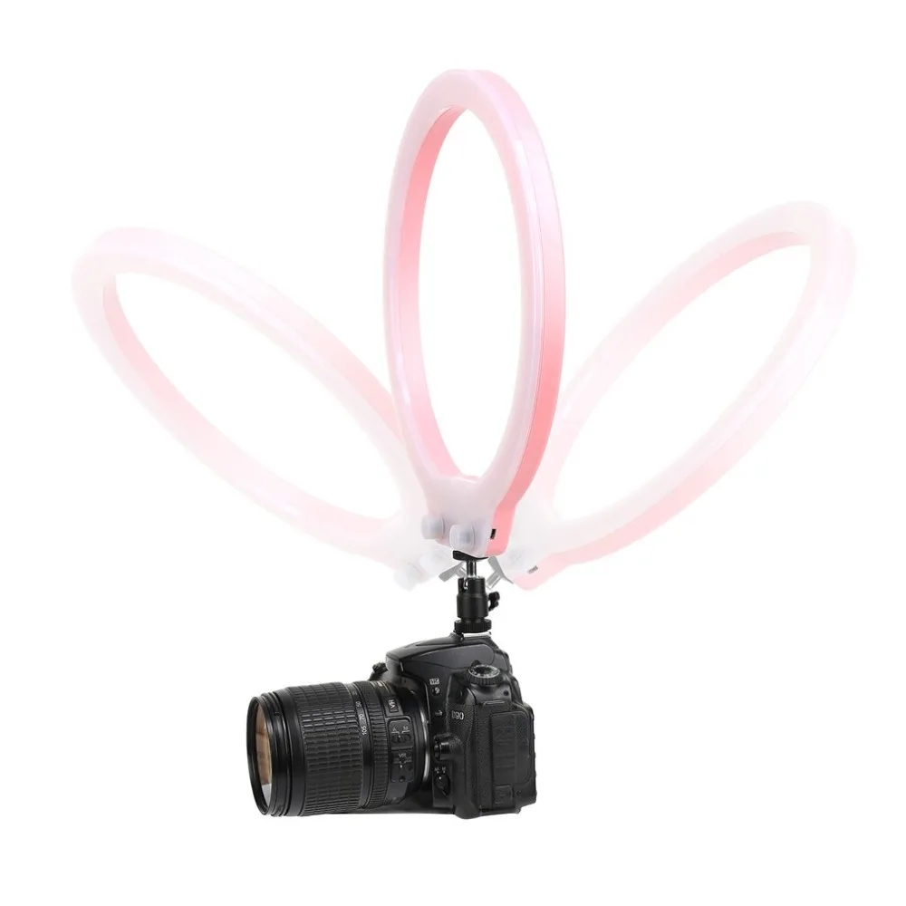 ONLENY лампа для фотосъемки Настольный светодиодный кольцевой светильник 3200 K-5500 K с регулируемой яркостью с зеркалом для макияжа фото студии видео