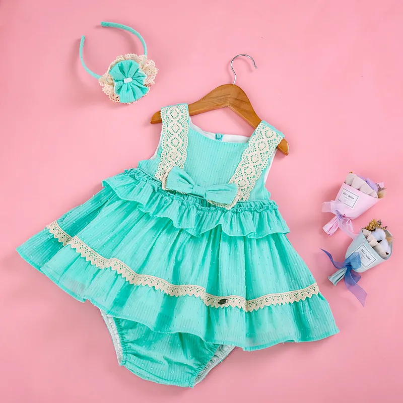 Cutestyles мятно-зеленые летние праздничные Свадебные платья для маленьких девочек