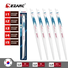 EZARC – lame de scie alternative 6TPI, pour le travail du bois, bi métal, en Cobalt, pour la démolition du bois, 150/225/300mm, R622DH, R922DH, R1222DH