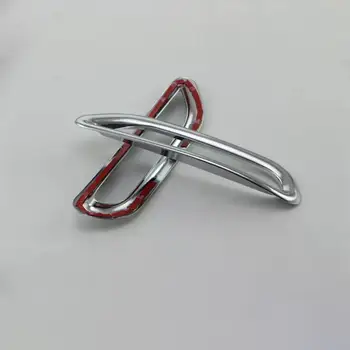 

2Pcs/set Durable Car Rear Fog Light Lamp Cover Trim Frame Sticker Decoration for Nissan Qashqai J11 2014 Car Accessories