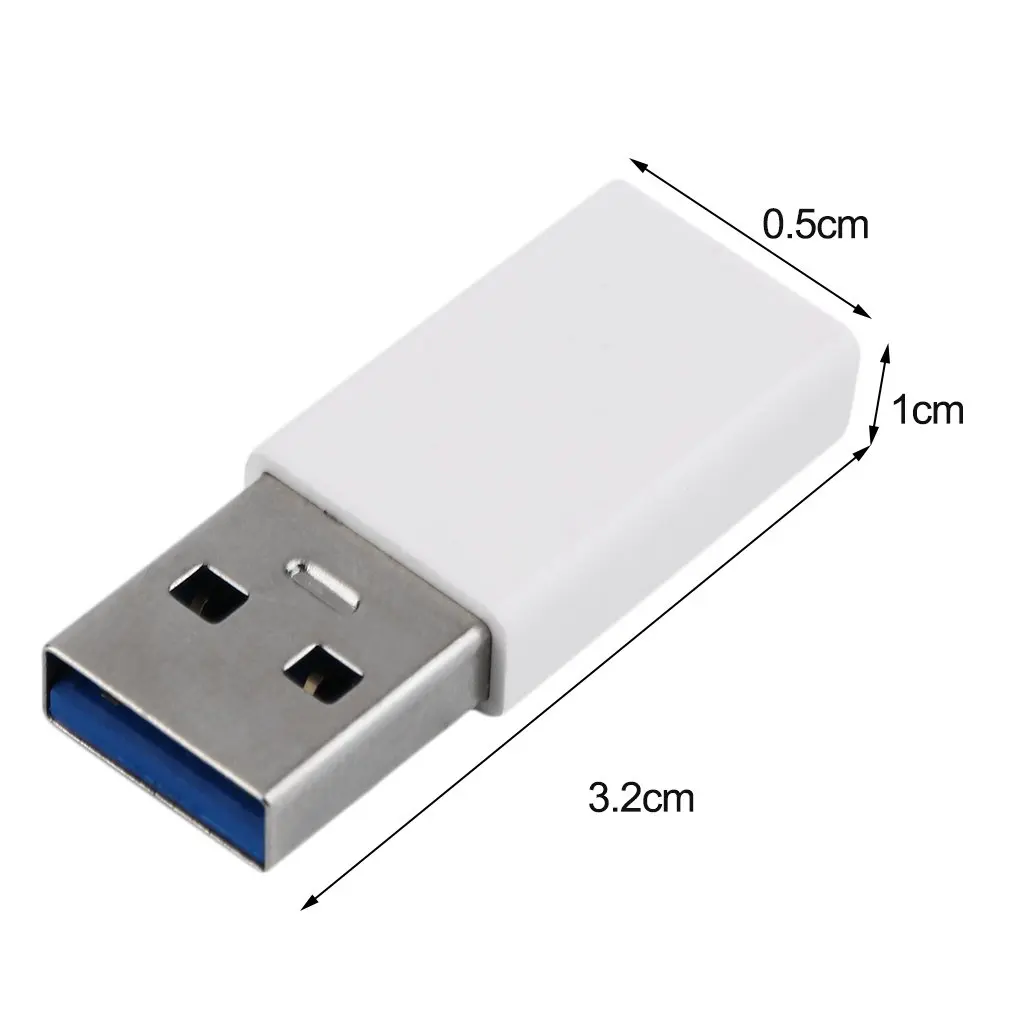 Портативный USB 3,0 к USB 3,1 type-C адаптер конвертер USB 3,0 папа к USB 3,1 Женский адаптер конвертер черный/белый Прямая поставка