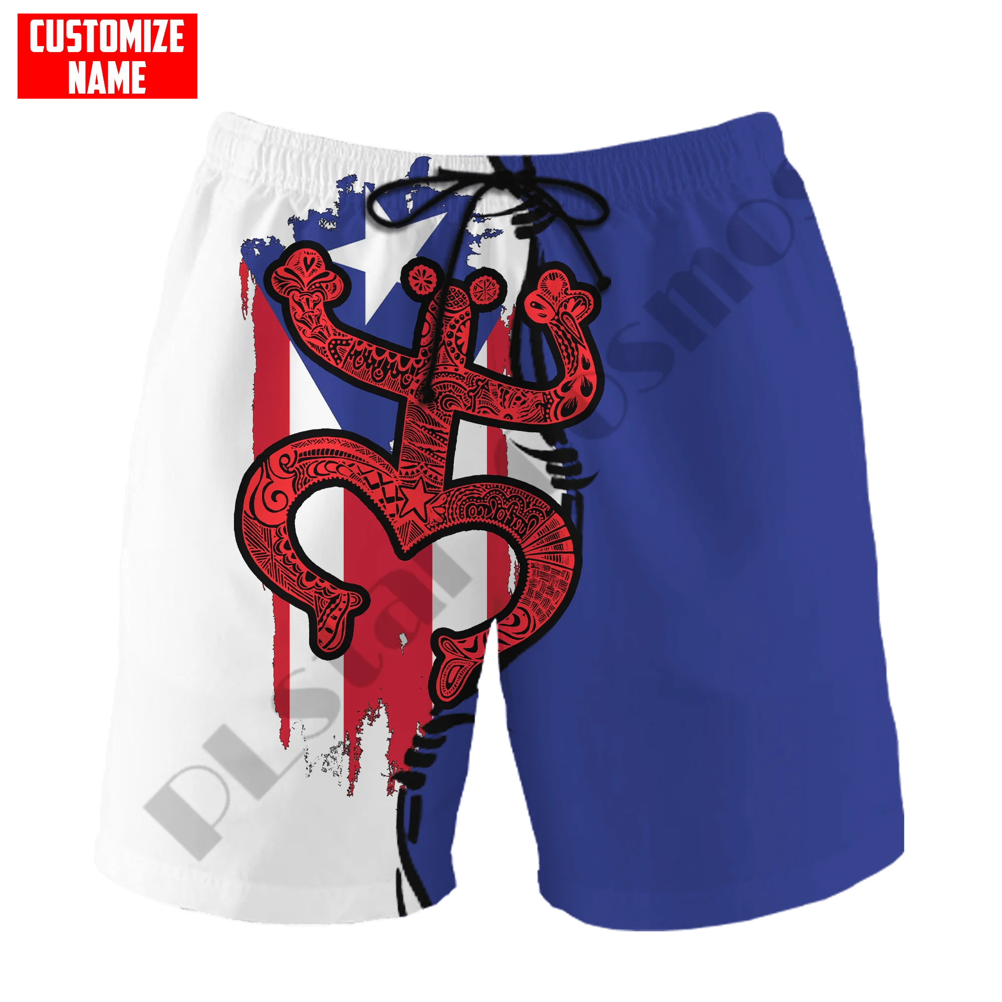 PLstar Cosmos Newest Puerto Rico Country Flag Art Funny Summer Beach Breathable 3DPrint Casual Unique Unisex Shorts Streetwear 1