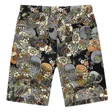 Мужские шорты, летние шорты, спортивные, для работы, повседневные, с принтом, пляжные шорты, брюки, прямые шорты, мужские джинсы