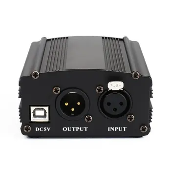 

USB Powered 48V Network Karaoke Microphone Power Supply For Condenser Microphone Computer Home Use For Recording