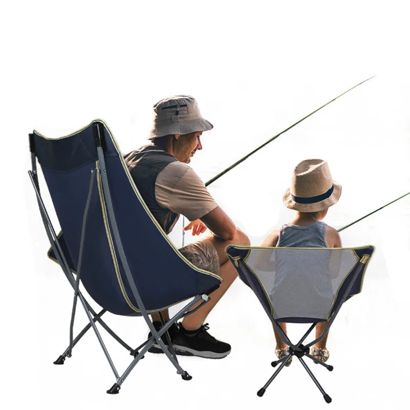  Relaxed Outdoor Portable Folding Chair Backrest Fishing Chair Stool Recreational Beach Chair Noon R