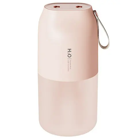 Air Humidifier USB Rechargeable Wireless Dual Sprayer Aroma Water Mist Diffuser Light Umidificador
