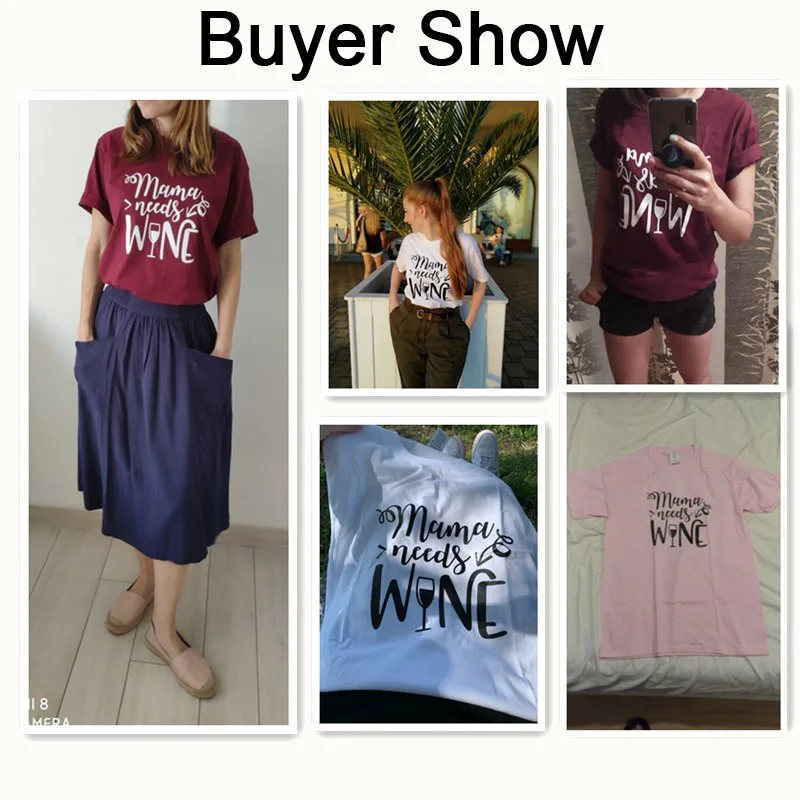 Футболка с надписью Mama Need Wine, Женская забавная летняя одежда с коротким рукавом размера плюс, уличная футболка, Женская хлопковая футболка
