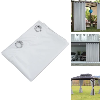 

Sun Shade Home Decor Room Darkening Privacy Protection Panel Drapes Blackout Curtain 8 Grommets Window Cover Thermal Insulated