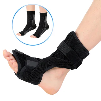

1pair Comfortable Plantar Dermatitis Splint Breathable Dehydrated Fasciitis Dorsal For Heel Pain Relief Foot Drop Orthotic Brace
