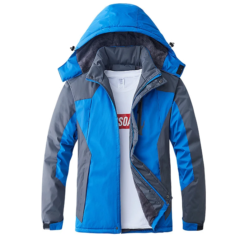

Outdoor Hiking Jacket Men's Fleece Warm Breathable Ski Suit Windproof Waterproof Camping Mountaineering Winter Sport Jacket