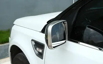 

1set=2pcs Car Chrome Rearview Mirror Frame Trim For Land Rover Freelander 2 2013-2015