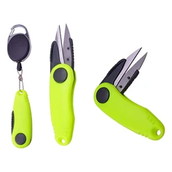Fishing Quick Knot Tool kit  Shrimp Shaped Stainless Steel Fishing Scissors Accessories Folding Fishing Line Cut Clipper