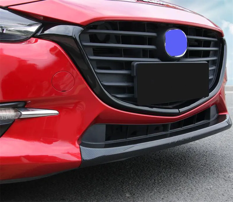 CEYUSOT для новой mazda 3 накладка переднего бампера Мазда 3 м3 декоративная решетка бампера Накладка полосы аксессуары