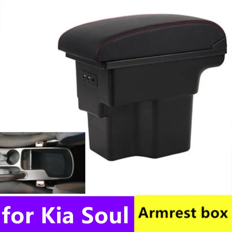 For Kia Soul Armrest Box Universal Car Center Console Caja Modification