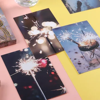 

30pcs Light Wishing Bottle Seaside Style Card As Party Invitation DIY Decoration Gift Card Message Card Postcard