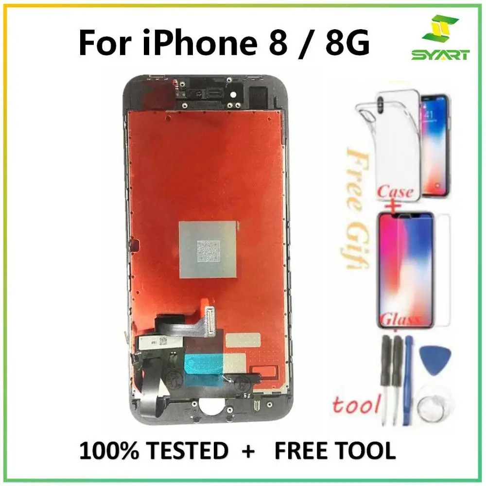 Для iPhone 8 8Plus дисплей сенсорный экран дигитайзер сборка AAA Качество + 3D запасные