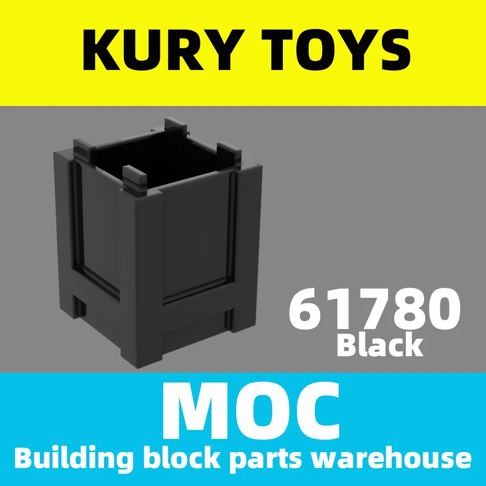 PROD 1005003403091576 Kury Toys DIY MOC For 61780 100pcs Building block
parts For Container Box 2 x 2 x 2 - Top Opening
