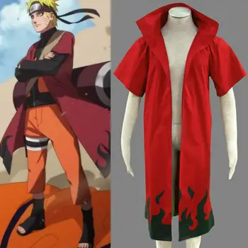 

Naruto Uzumaki cosplay costume Red Cloak