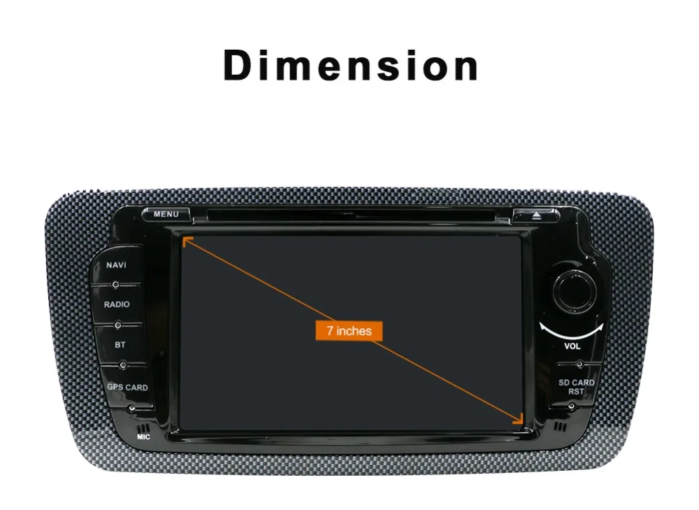 Bosion Android 9,0 Автомобильный DVD Радио для сиденья Ibiza 6j 2009 2010 2012 2013 gps навигация 2 Din экран Радио Аудио мультимедийный плеер