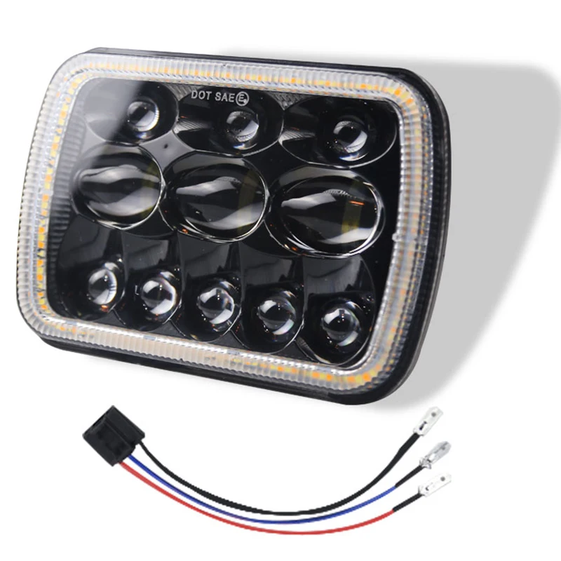 DHBH-500W Квадратные Светодиодные фары 5x7/6x7 дюймов лм светодиодная лампа с