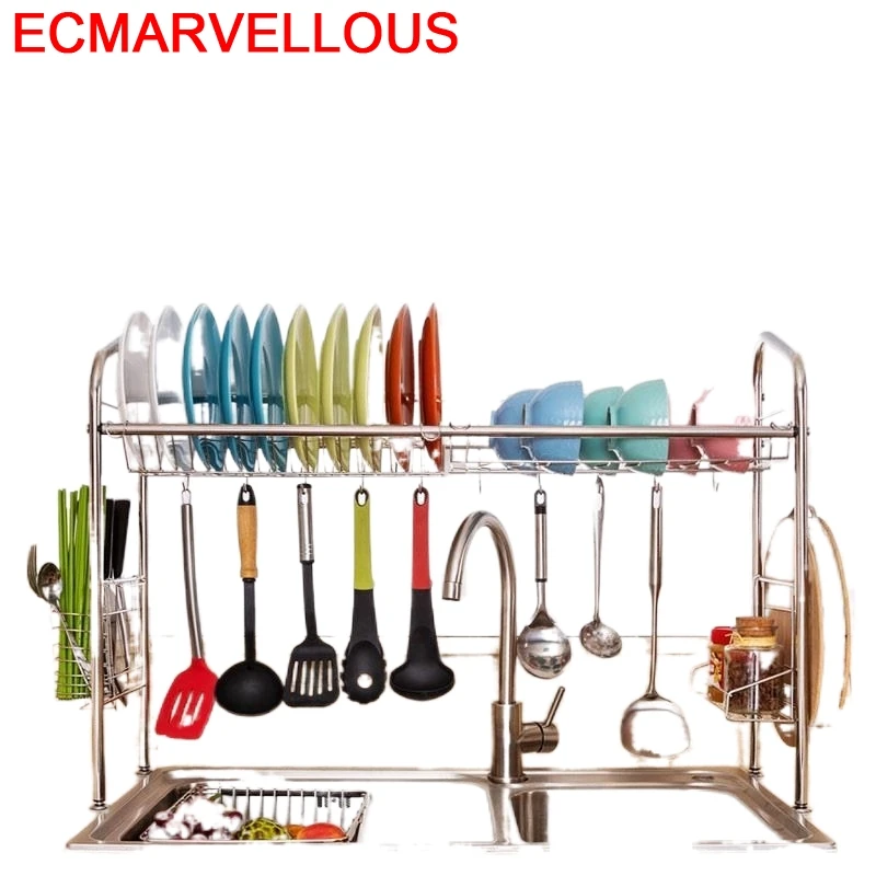 De Mutfak Malzemeleri Refrigerator Organizer Cosina Cosinha Stainless Steel Organizador Cuisine Cocina Cozinha Kitchen Rack | Дом и сад