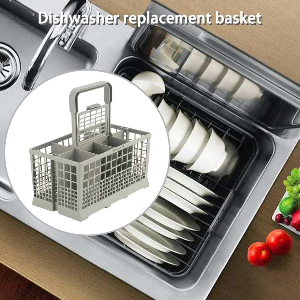 Универсальный для столовых приборов посудомоечной машины корзина для хранения Кухня помощи запасные части посудомоечная машина ящик для хранения