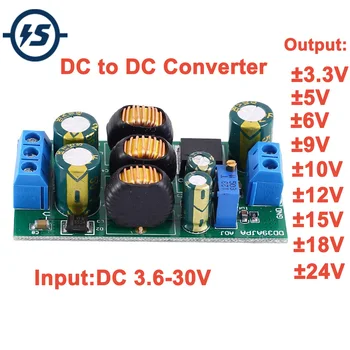 

DC-DC Boost Buck Voltage Converter Positive & Negative Step UP Down Power Supply Module Adjustable 20W Dual Output 5V-24V