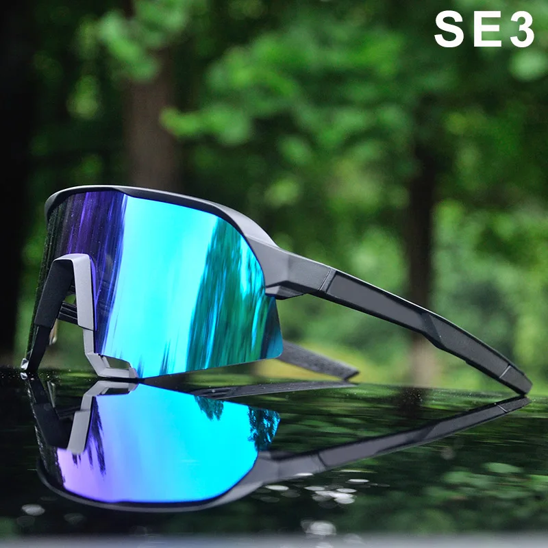 Бренд S2 S3, очки для горного велосипеда, для велоспорта, для спорта на открытом воздухе, очки для велоспорта, UV400, Питер, мужские солнцезащитные очки для велоспорта, унисекс, очки - Цвет: SE3