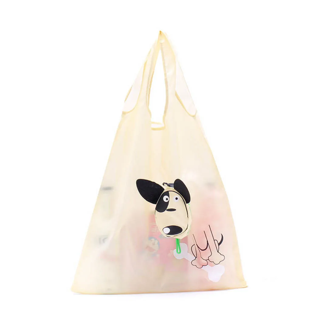Сумка для покупок унисекс Милая мультяшная собачка дорожная сумка-мессенджер Большая водонепроницаемая хозяйственная сумка bolsa mujer#20