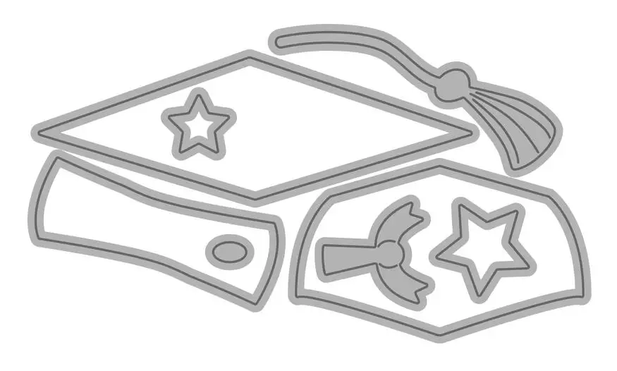 Cut Scrapbooking Graduation Graduation Stamps Dies Scrapbook Graduation Album 2023