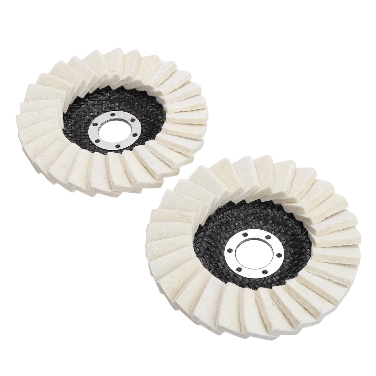 Wool Polishing Wheel 125*22mm Louver Wool Polishing Wheel Stone Metal Surface Buffing Quick polishing Grinder Disc Tool