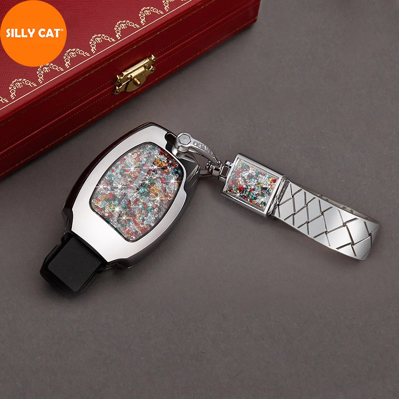 

Car Key Case Cover Fob Keychain Remote Protect Holder Suit For Mercedes Benz A B GLC CLA GLA CLS S E C Class W204 W205 W212 GLK