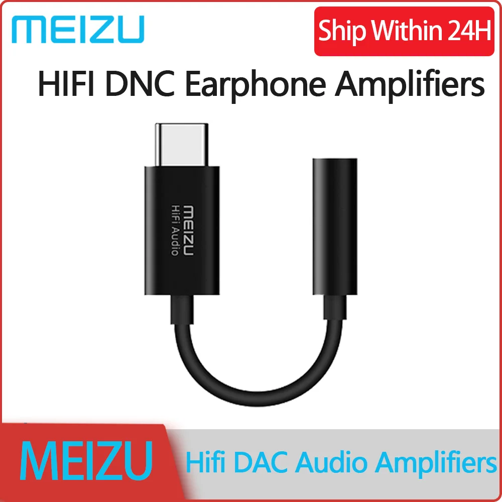 Meizu HIFI DAC Pro Headphone Amplifier USB C To 3 5mm Hi Res Converter Portable Headphones Audio Adapter Amp for Android Type C