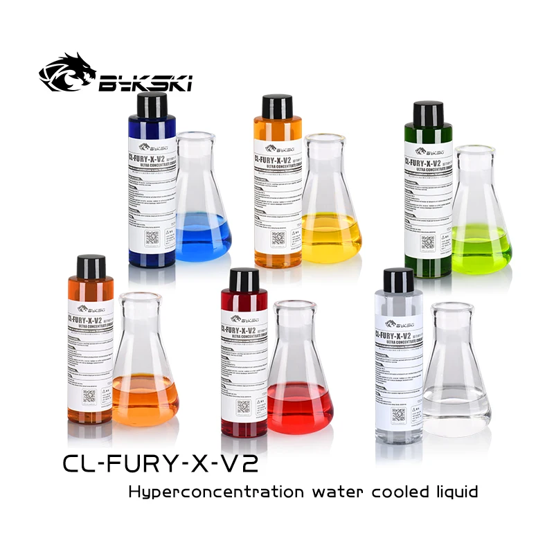 Bykski CLFURYXV2 150ml computer transparent Coolant water cooling