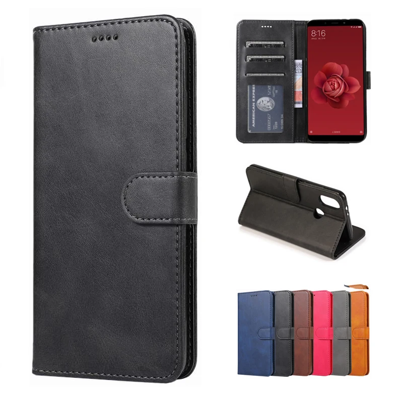 

Luxury Case For Xiaomi Mi A2 Lite Cover Case Magnet Closure Flip Stand Wallet Leather Phone Bag On Xiomi MI A 2 A2lite MiA2 Etui