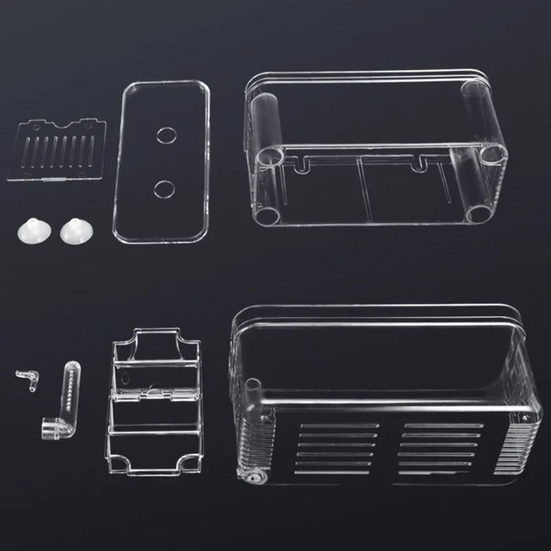 Upgrade Acrylic Aquarium Breeder Box Breeding Incubator Baby Fish Hatchery Shrimp Clownfish Aggressive Fish Injured