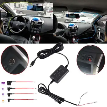 

12/24V To 5V Driving Recorder Low Voltage Protection ACC Take Electrical Step-down Cable MINI Power Adapter Fit GPS DVR Dash