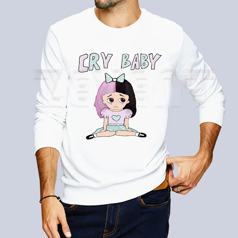 L Cry Baby Melanie Martinez Эстетическая мода мужские толстовки Весна Осень толстовки кофты мужские толстовки Толстовка Топы - Цвет: L