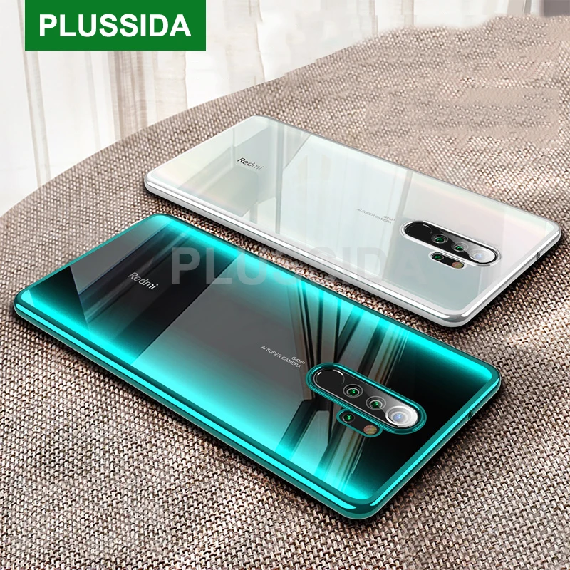 Чехол для Xiaomi Redmi Note 8 Pro с лазерным покрытием мягкий прозрачный чехол из ТПУ 9 Max 9S