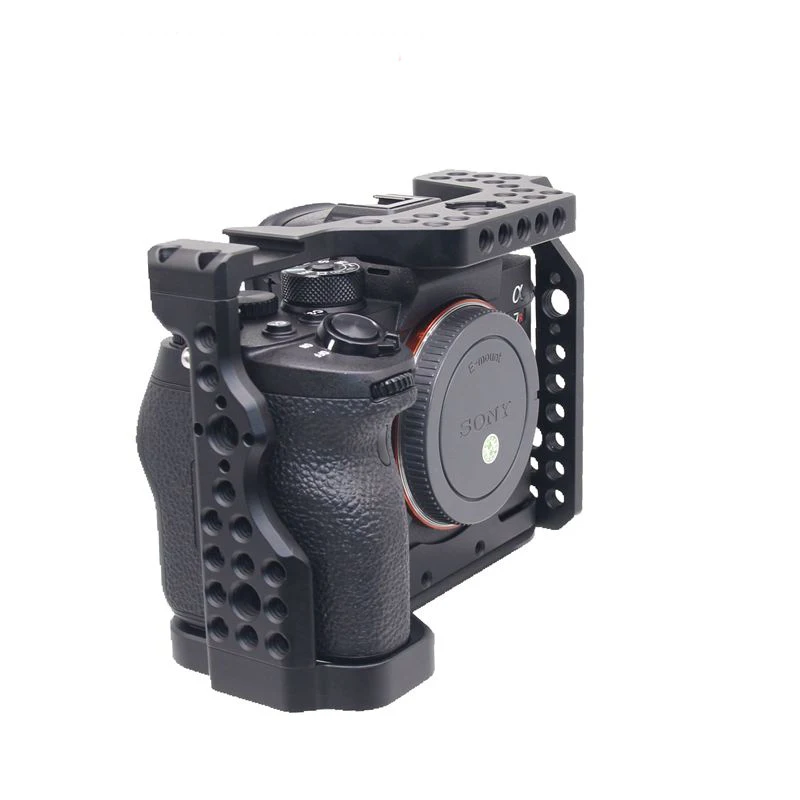 Защитный Алюминиевый металлический чехол iShoot для камеры sony a7RIV a7r4, светильник с ЧПУ, защитная рамка для таможенного корпуса