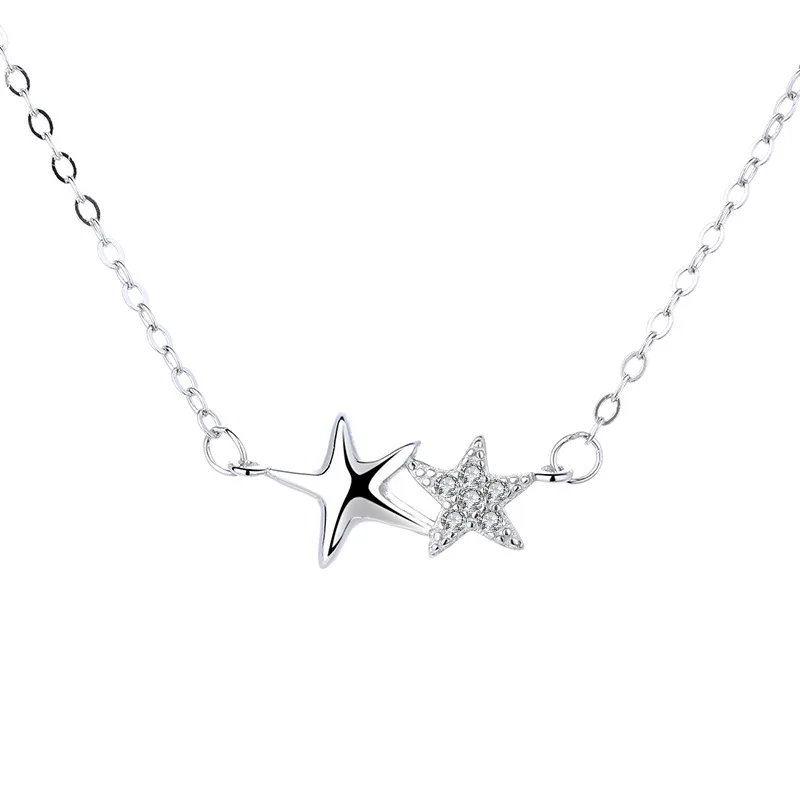 Zircon Starfish Clavicle Chain 