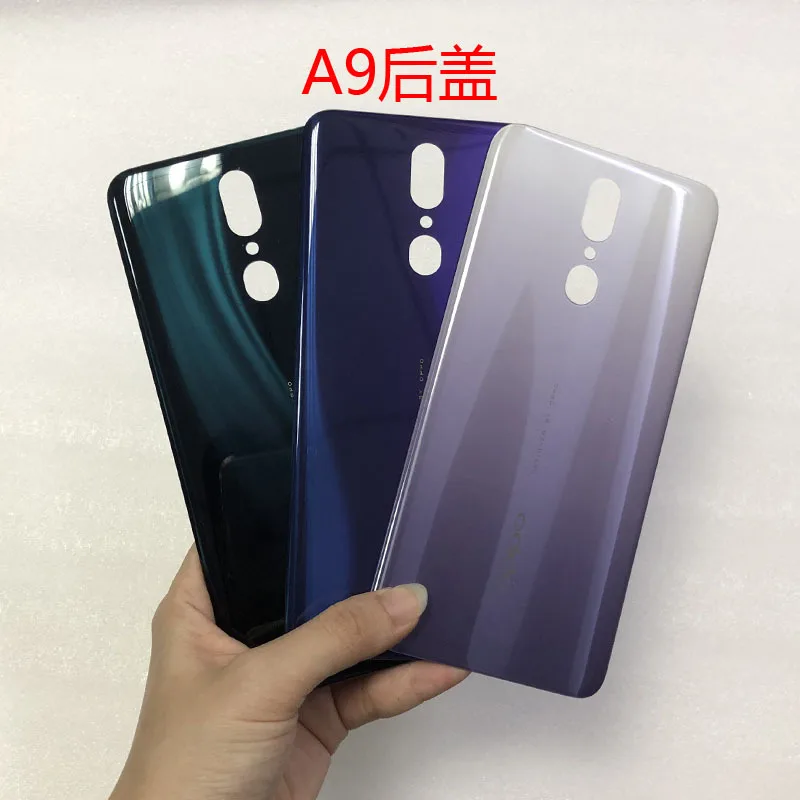 100% New Battery Back Rear Cover Door Housing For OPPO A9 A 9 Repair Spare Parts OPPOA9 Replacement | Мобильные телефоны и