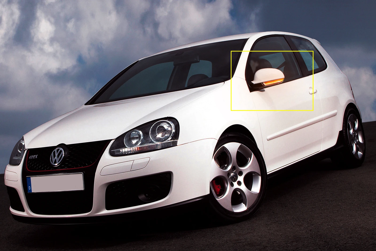 Пара светодиодный боковое зеркало индикатор сигнала поворота светильник для VW Golf 5 MK5 6 Plus Passat EOS