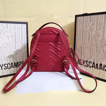 

brand Backpack 2019 High quality Fashionable Real Leather Women bag New Style Fashionable Luxury Women Backpack free shipping