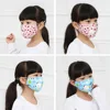 Covid 19 Anti Air Pollution Face Mask & Respirator 2 Filter Kids boy Girl Cute Safety Masks Anti Flu