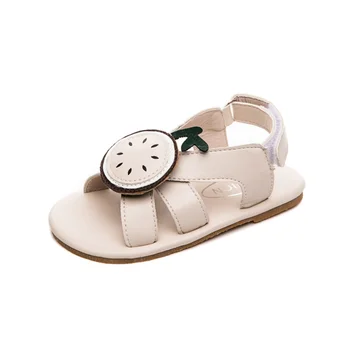 

Girls Sandals Summer Fashion Solid Color Cute Bowtie Toddler Princess Sandals Soft Bottom Baby Girl Shoes Flat Kids Sandals